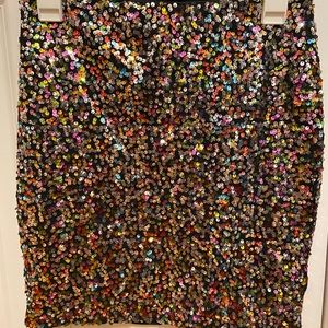 H&M sequins skirt